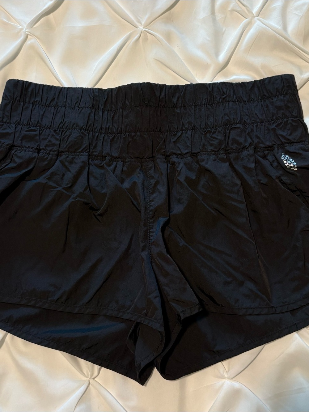 FP Movement the Way Home Workout Shorts, High Waist Black, Women’s Size Medium